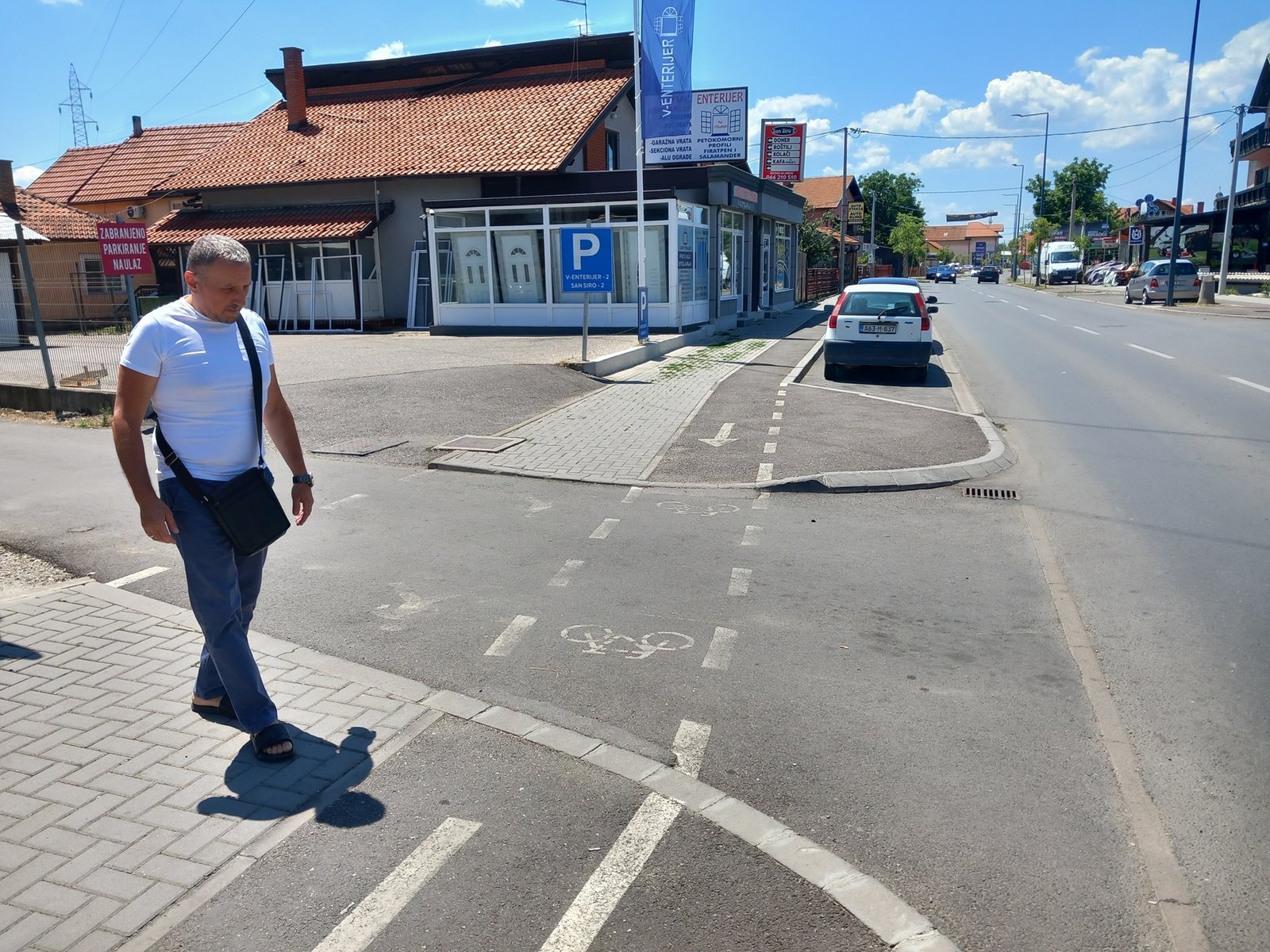 BIJELJINA: Mještani MZ “Veljko Lukić“ nezadovoljni rekonstrukcijom Koridora – svakodnevno bušenje guma i blokirani prilazi lokalima